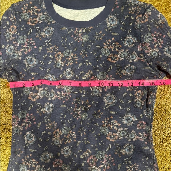 Sundance Blue Floral Long Sleeve Top - Picture 6 of 7
